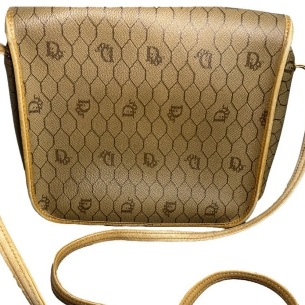 Christian Dior Vintage Honeycomb Crossbody Bag